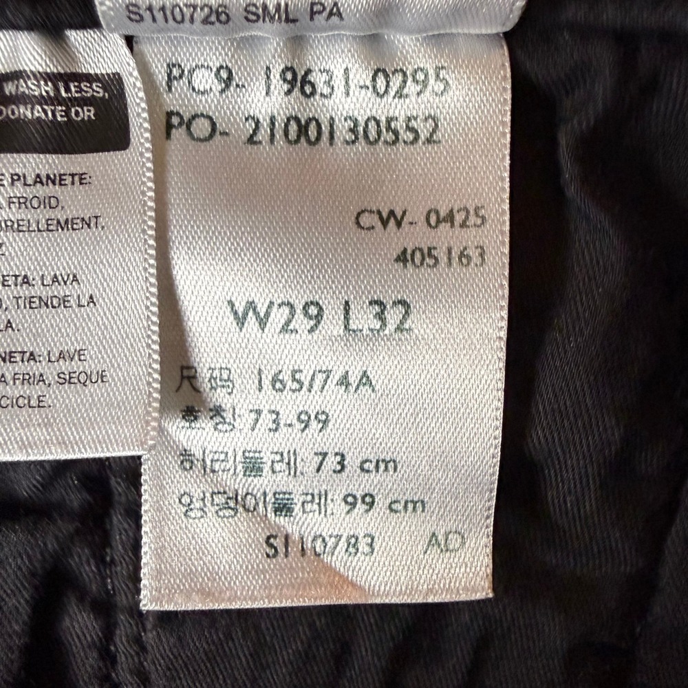 Levis 314 Shaping Straight Jeans Womens 29 Black Mid Rise Stretch Denim 30x31 - Picture 7 of 14